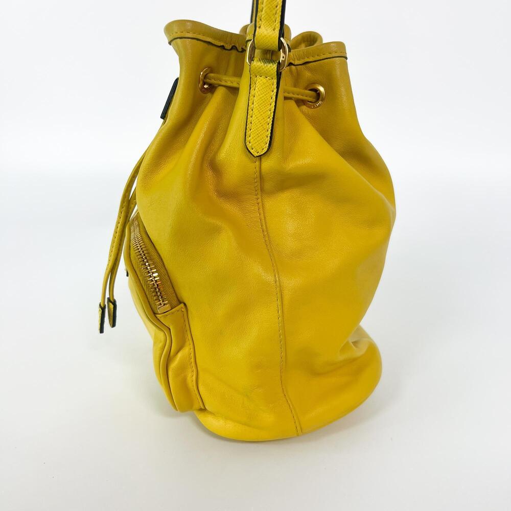 Prada Duet Drawstring Bucket Leather - Picture 4 of 13
